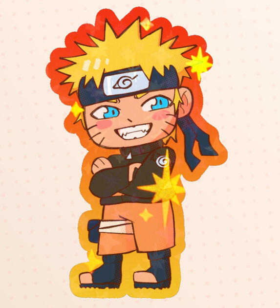 Naruto Chibi sticker Naruto Chibi sticker