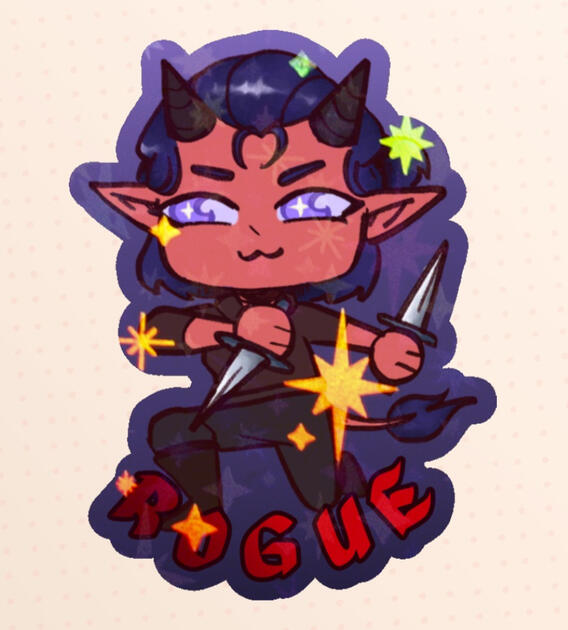 DND Tiefling Rogue DND Tiefling Rogue